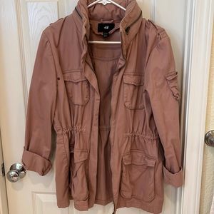 H&M Pink /Mauve Utility Jacket